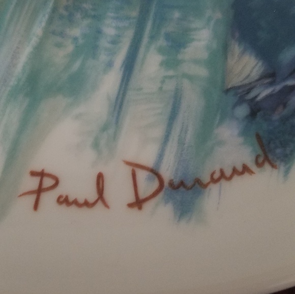 Cecile et Raoul Collection Plate, by Paul Durand - Picture 3 of 4